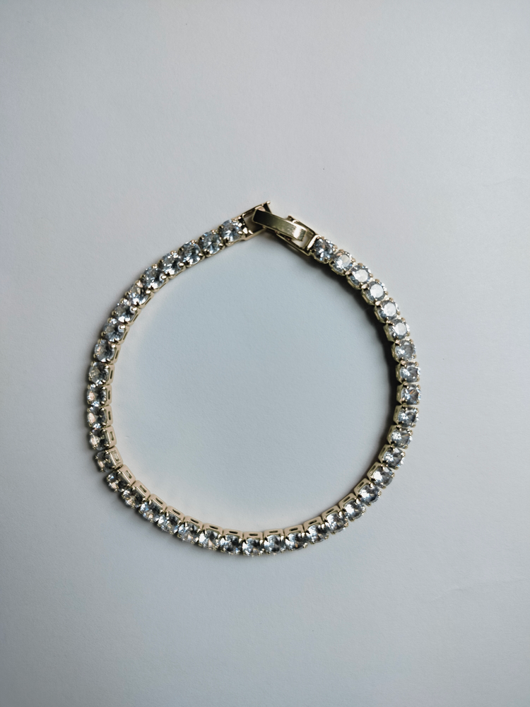 18K Gold Plated Tennis Bracelet