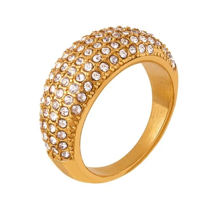 18-K Gold Plated Blossom Ring