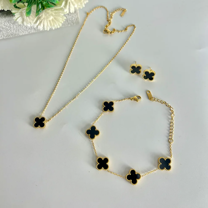 Four Leaf Clover Jewelry Set