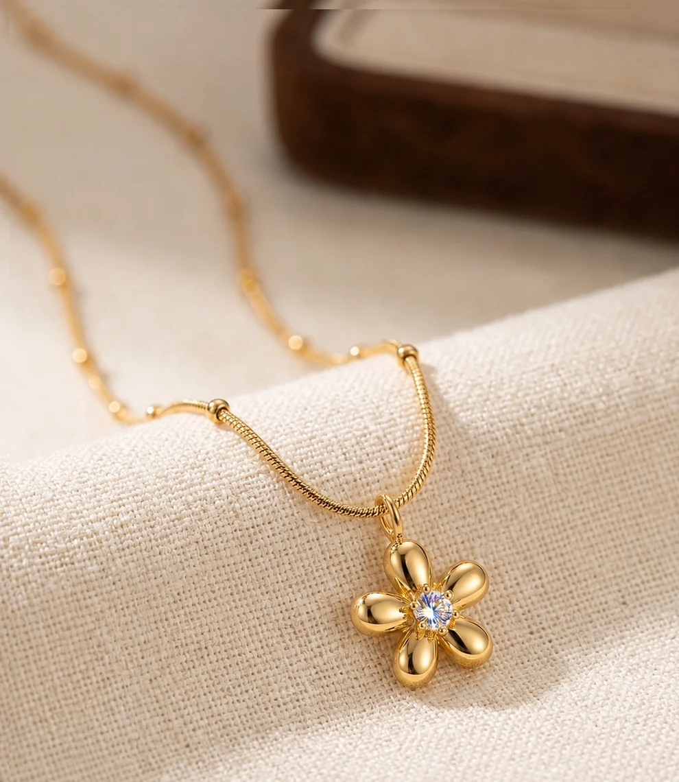 18- K Gold Plated Germanite Luxury Set