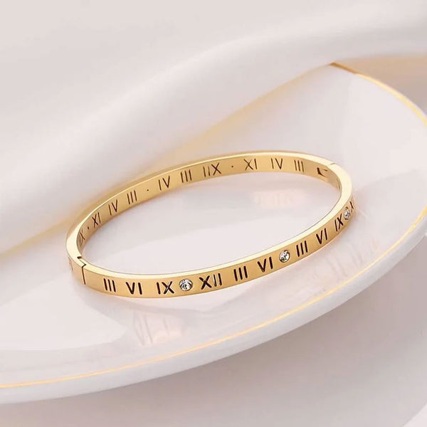 Roman Numeral Bangle