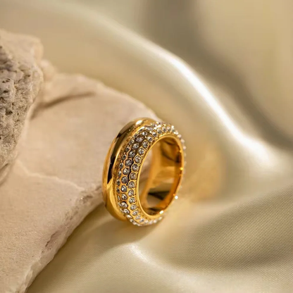 18- K Gold Plated Inaya Ring
