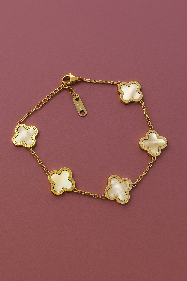 White Clover Bracelet